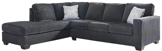 Signature Design By Ashley® Altari 2-Piece Slate Sectional With Chaise