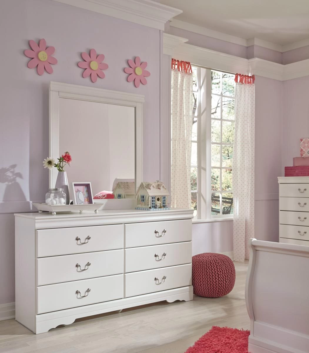 Signature Design By Ashley® Anarasia White Dresser And Mirror - Image 5