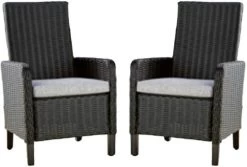 Signature Design By Ashley® Beachcroft 2-Piece Outdoor Resin Arm Chair With Cushion