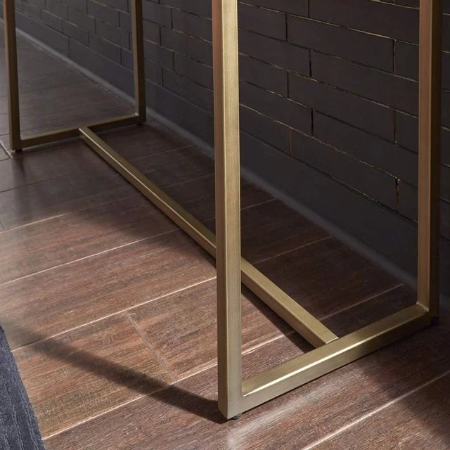 Homestyles® Geometric II Other Brass Console Table - Image 4