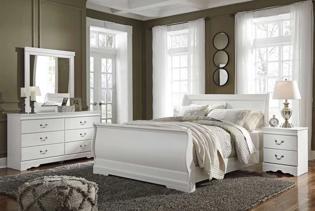 Signature Design By Ashley® Anarasia White Dresser And Mirror - Image 4