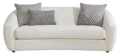 Cindy Crawford Home Modern Sherpa Fleece Apartment Sofa