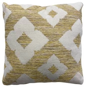 Signature Design By Ashley® Brockner Gold/White 18" Throw Pillow