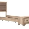 Liberty Sun Valley Sandstone Twin Upholstered Storage Bed