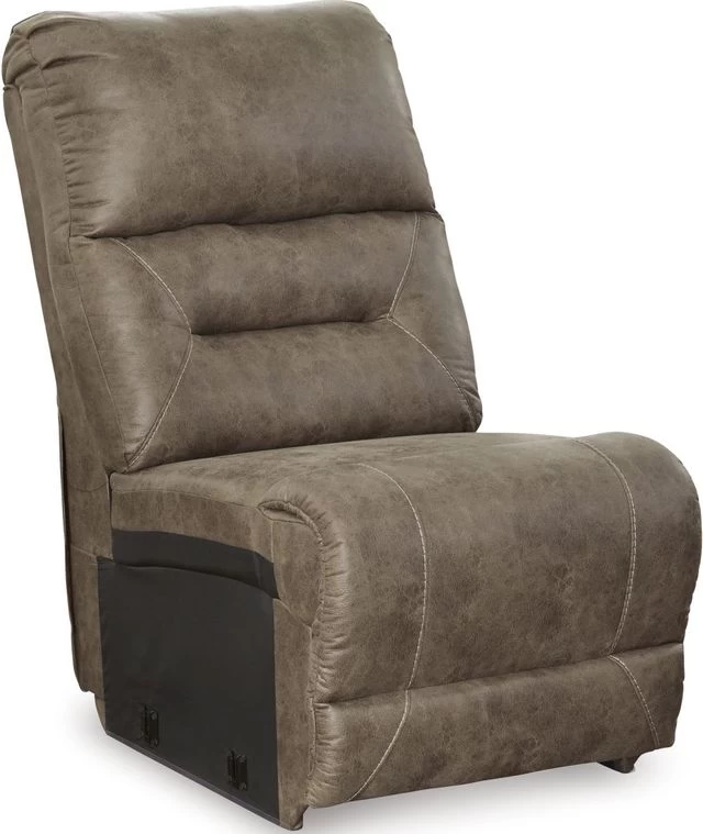 Signature Design By Ashley® Ravenel 4-Piece Fossil Power Reclining Sectional With Console - Image 4