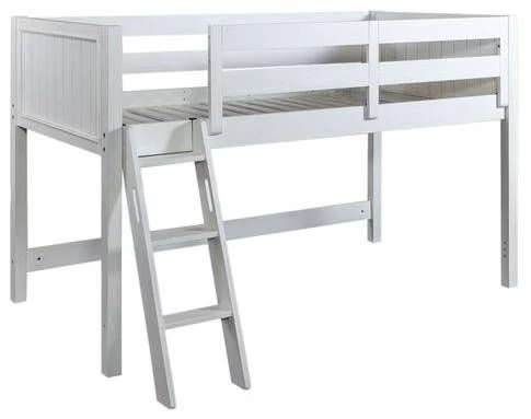 Liberty Allyson Park Wirebrushed White Twin Loft Bed - Image 2