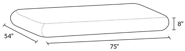 CordaRoy's® Light Gray Nest Terry Corduroy Full Chair - Image 3
