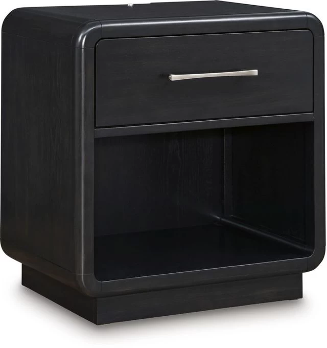 Signature Design By Ashley® Rowanbeck Black Nightstand