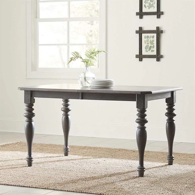 Liberty Furniture Ocean Isle Slate With Weathered Pine Finish 5 Piece Gathering Height Table Set P19508643 - Image 2