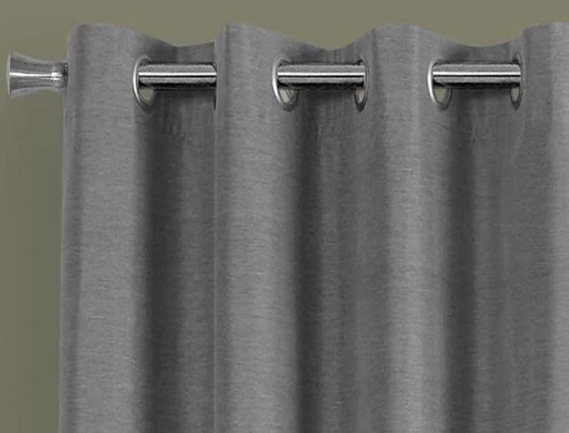Monarch Specialties Inc. Grey 52"X 84" Curtain Panel - Image 2