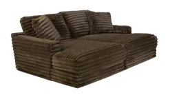I America Marshmallow Chocolate 2pc Double Chaise