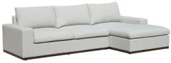 Steve Silver Co. Wyatt 2-Piece White Sectional Set