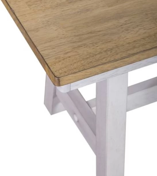 Liberty Lindsey Farm Sandstone/Weathered White Backless Bench - Image 5