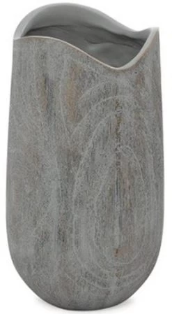 Signature Design By Ashley® Iverly Antique Gray 13.98" Vase