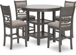 Signature Design By Ashley® Wrenning 5-Piece Gray Counter Height Dining Set