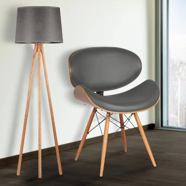 Armen Living Cassie Gray Dining Chair - Image 2