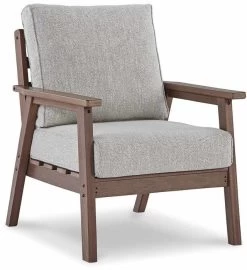 Signature Design By Ashley® Emmeline Beige/Brown Outdoor Lounge Chair