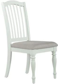 Liberty Linerty Furniture Cumberland Creek Nutmeg/White Slat Back Side Chair - Set Of 2