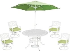 Homestyles® Sanibel 6-Piece White Outdoor Dining Set