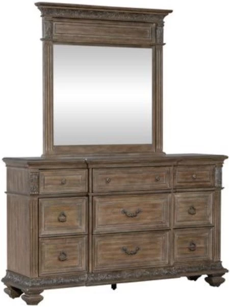 Liberty Carlisle Court Chestnut Dresser With Mirror