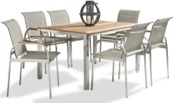 Homestyles® Aruba 7-Piece Gray Outdoor Dining Set