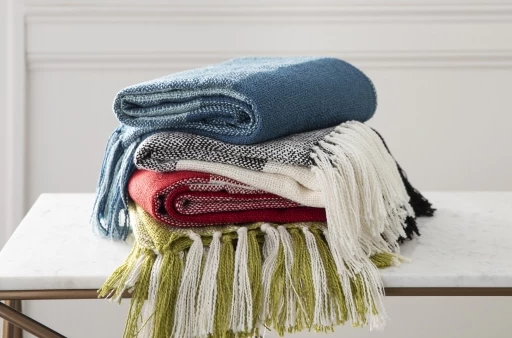 Surya Bufflonne Black 50"x60" Throw Blanket - Image 5