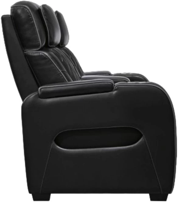 Signature Design By Ashley® Boyington Black Power Reclining Loveseat With Console - Image 3