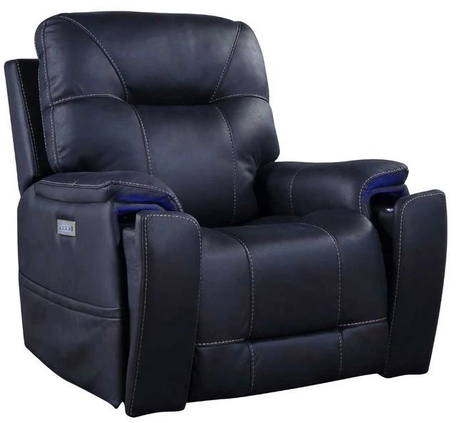 Steve Silver Co. Lexington Ocean Blue Recliner Chair - Image 2