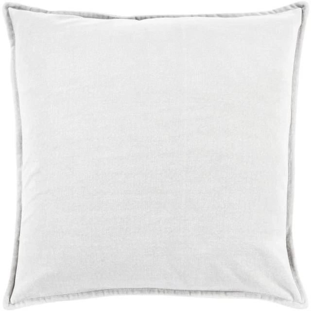 Surya Cotton Velvet Medium Gray 13"x19" Pillow Shell - Image 2
