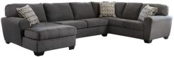 Benchcraft® Ambee 3-Piece Slate Left-Arm Facing Sectional With Chaise