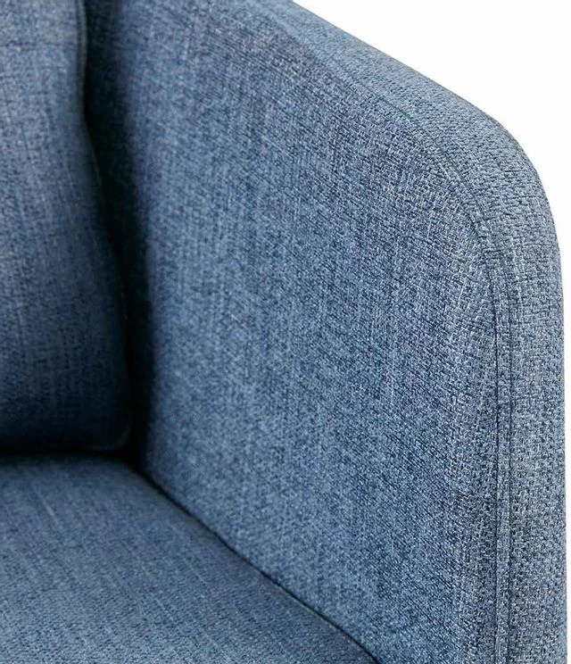 Olliix By INK+IVY Jake Blue Accent Chair - Image 4