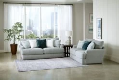 IAmerica Charlotte Seafoam Loveseat