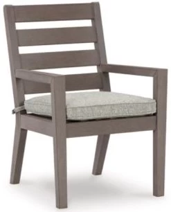 Signature Design By Ashley® Hillside Barn 2-Piece Brown/Gray Outdoor Dining Arm Chair Set