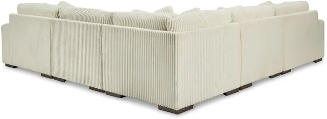 Signature Design By Ashley® Lindyn 5-Piece Ivory Right-Arm Facing Sectional With Corner Chaise - Image 4