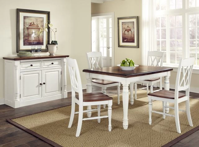 Homestyles® Monarch 5-Piece Off-White Dining Set - Image 3