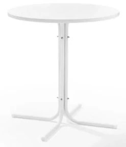 Crosley Furniture® Griffith White Satin Outdoor Metal Bistro Table