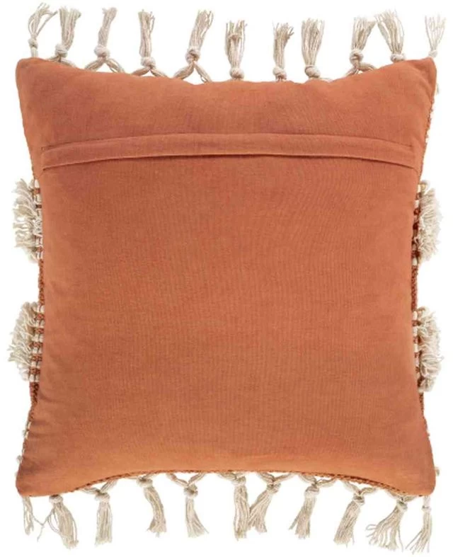 Surya Helena Burnt Orange 22"x22" Pillow Shell - Image 2
