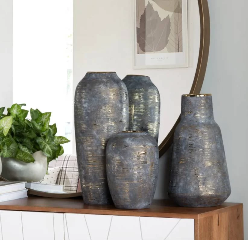 Crestview Collection Trinity Gray Medium Vase - Image 5