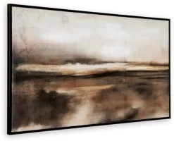 Signature Design By Ashley® Drewland Black/Brown/Orange Wall Art