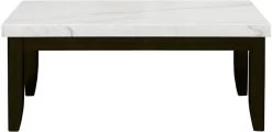 Steve Silver Co. Francis White Marble Cocktail Table