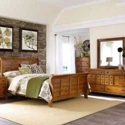 Liberty Grandpas Cabin3pc King Sleigh Bedroom Set