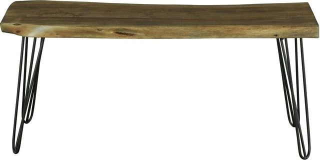 Signature Design By Ashley® Haileeten Brown/Black Accent Bench - Image 2