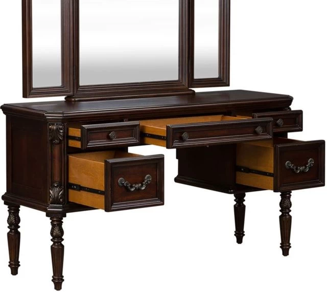 Liberty Messina Estates Cognac Vanity Desk - Image 3