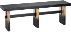 Crestview Collection Horizon Black Bench