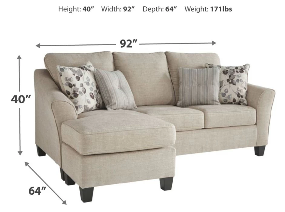 Benchcraft® Abney Driftwood Sofa Chaise - Image 5