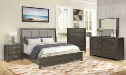 Lifestyle Grey Queen 3pc Bedroom Group With FREE Mattress