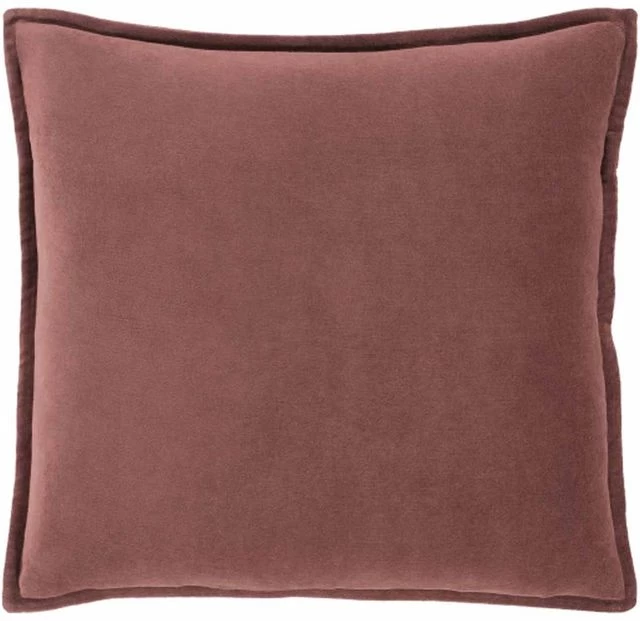 Surya Cotton Velvet Rust 20"x20" Pillow Shell