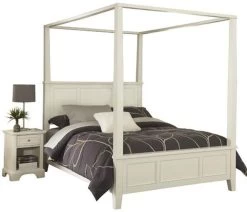 Homestyles® Naples Off-White Queen Bed And Nightstand