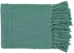 Surya Tilda Emerald 59"x51" Throw Blanket