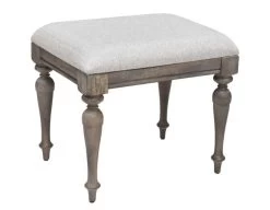 Steve Silver Co. Highland Park Waxed Driftwood Vanity Bench